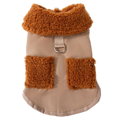 Dog Puppy Clothes Korean Style Coffee Sweater Fit Small Dog Pet