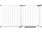 Qmon Baby Gate for Stairs, Auto Close Safety Baby Gates, Extra Tall and Wide Child Gate, Easy Walk Thru Durability Dog Gates for The House, Doorways.