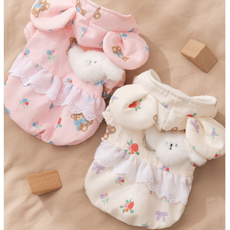 Cat Clothes, Bear Two-legged Cotton-padded Clothes For Kittens