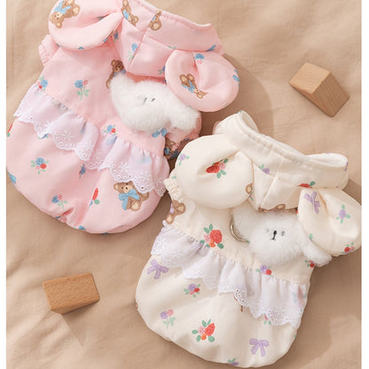Cat Clothes, Bear Two-legged Cotton-padded Clothes For Kittens